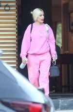 Pregnant HALSEY Show New Platinum Hair Out in Los Angeles 02/08/2021