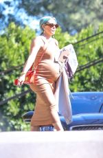 Pregnant HILARY DUFF Out and About in Los Angeles 02/27/2021