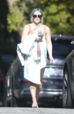 Pregnant HILARY DUFF Out and About in Los Angeles 02/27/2021