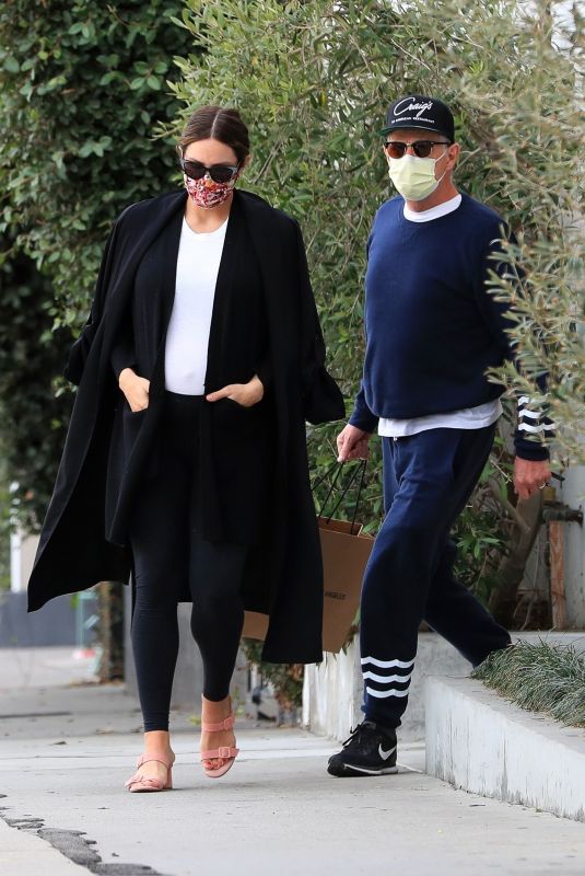 Pregnant KATHARINE MCPHEE and David Foster Out in West Hollywood 02/01/2021