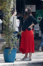 Pregnant KATHARINE MCPHEE and David Foster Out on Valentine