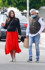 Pregnant KATHARINE MCPHEE and David Foster Out on Valentine