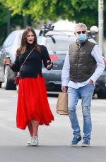 Pregnant KATHARINE MCPHEE and David Foster Out on Valentine