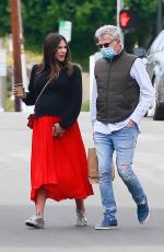 Pregnant KATHARINE MCPHEE and David Foster Out on Valentine