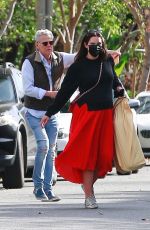 Pregnant KATHARINE MCPHEE and David Foster Out on Valentine