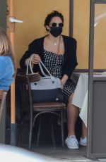 Pregnant KATHARINE MCPHEE at Il Pastaio in Beverly Hills 02/15/2021