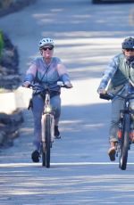 Pregnant KATY PERRY and Orlando Bloom Take a Bike Ride in Santa Barbara 01/30/2021