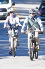 Pregnant KATY PERRY and Orlando Bloom Take a Bike Ride in Santa Barbara 01/30/2021