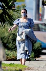 Pregnant MANDY MOORE Out and About in Los Angeles 02/03/2021