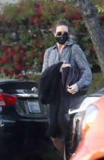 Pregnant MANDY MOORE Out and About in Los Angeles 02/08/2021
