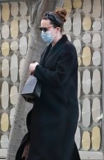 Pregnant MANDY MOORE Shopping on Rodeo Dr. in Beverly Hills 01/31/2021