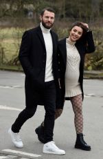 Pregnant NERMINA PIETERS Out in Alderley Edge 02/24/2021