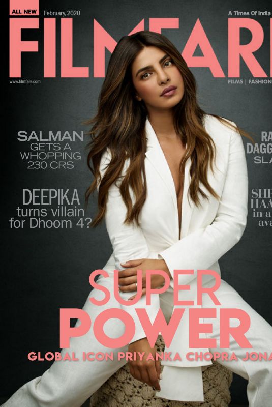 PRIYANKA CHOPRA in Filmfare Magazine, February 2021