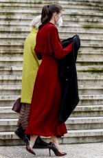QUEEN LETIZIA OF SPAIN at Concepcion Arenalin Exhibition in Spain 02/16/2021