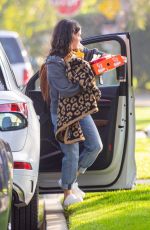 RACHEL BILSON Arrives at a Super Bowl Party in Los Angeles 02/07/2021