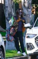 RACHEL BILSON Out with Her Dog in Los Angeles 02/21/2021