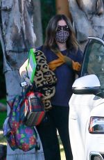 RACHEL BILSON Out with Her Dog in Los Angeles 02/21/2021