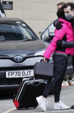 REBEKAH VARDY and Andy Buchanan at Nottingham Ice Rink 02/23/2021