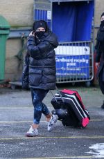 REBEKAH VARDY Arrives at Dancing on Ice Practice in London 02/11/2021