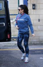 REBEKAH VARDY Arrives at Dancing on Ice Practice in London 02/11/2021