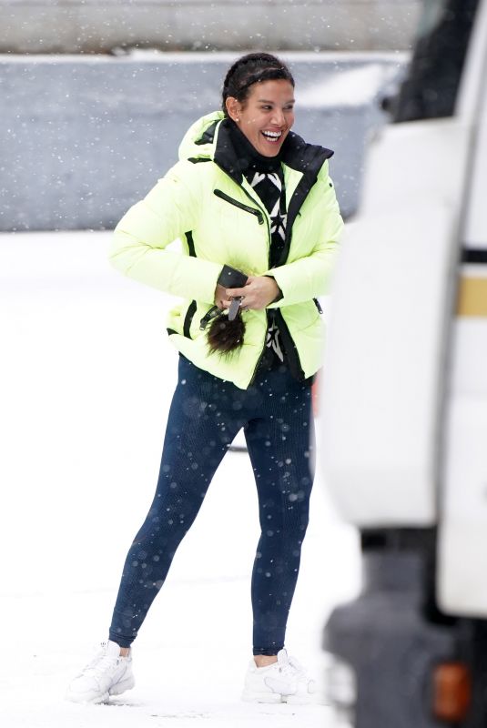 REBEKAH VARDY at Dancing On Ice Rehersal in London 02/08/2021
