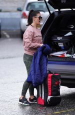 REBEKAH VARDY at Dancing on Ice Training Session in Nottingham 02/17/2021