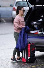 REBEKAH VARDY at Dancing on Ice Training Session in Nottingham 02/17/2021