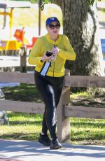 REBEL WILSON Out Hiking in Los Feliz 02/23/2021