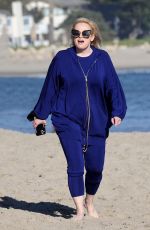 REBEL WILSON Out on the Beach in Santa Barbara 02/21/2021