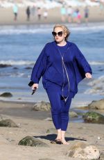 REBEL WILSON Out on the Beach in Santa Barbara 02/21/2021