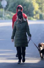 REESE WITHERSPOON and Jim Toth Out with Their Dogs in Brentwood 02/07/2021