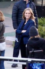 REESE WITHERSPOON and JULIANNA MARGUILES on the Set of The Morning Show 02/17/2021