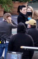 REESE WITHERSPOON and JULIANNA MARGUILES on the Set of The Morning Show 02/17/2021