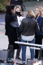 REESE WITHERSPOON and JULIANNA MARGUILES on the Set of The Morning Show 02/17/2021
