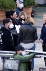 REESE WITHERSPOON and JULIANNA MARGUILES on the Set of The Morning Show 02/17/2021
