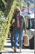 REESE WITHERSPOON Out at Brentwood Country Mart 02/05/2021