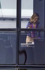 RITA and ELENA ORA in a Quarantine Hotel in Sydney 02/12/2021