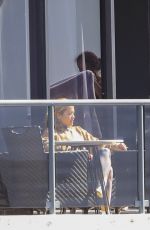 RITA and ELENA ORA in a Quarantine Hotel in Sydney 02/12/2021