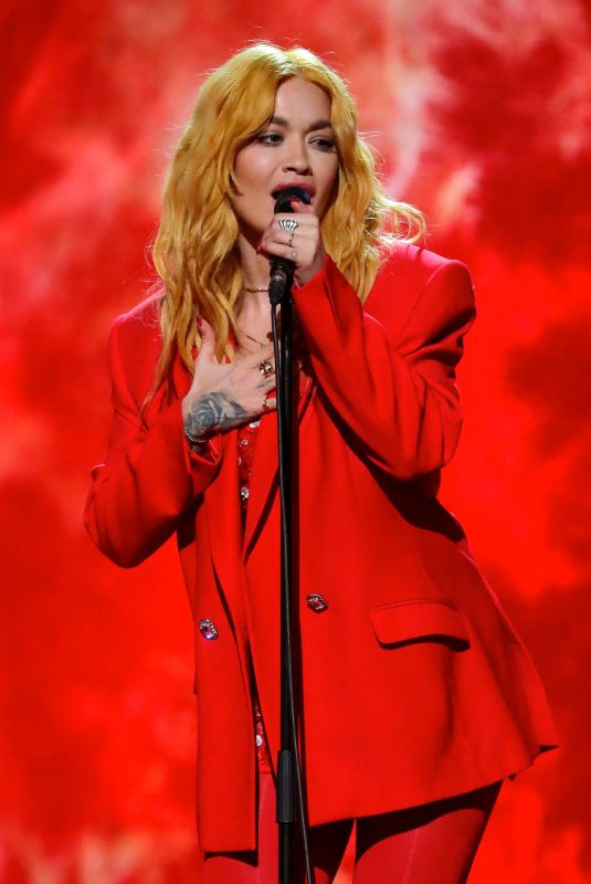 RITA ORA at Dancing On Ice TV Show in Hertfordshire 02/14/2021