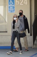 ROBIN WRIGHT and Clement Giraudet Out in Los Angeles 02/14/2021