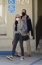 ROBIN WRIGHT and Clement Giraudet Out in Los Angeles 02/14/2021