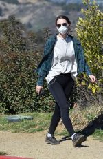 ROONEY MARA Out Hiking in Los Angeles 02/19/2021