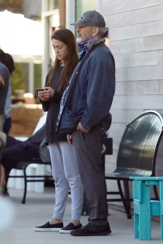 ROSALIND ROSS and Mel Gibson at a Playground in Malibu 02/09/2021