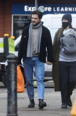 ROSE LESLIE and Kit Harington Out in London 02/16/2021