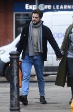 ROSE LESLIE and Kit Harington Out in London 02/16/2021