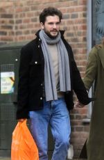 ROSE LESLIE and Kit Harington Out in London 02/16/2021
