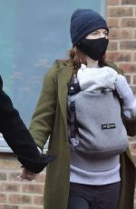 ROSE LESLIE and Kit Harington Out in London 02/16/2021