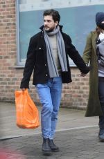 ROSE LESLIE and Kit Harington Out in London 02/16/2021