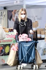 SARAH MICHELLE GELLAR Sgopping at Farmers Market in Brentwood 01/31/2021