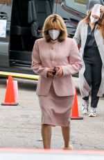 SARAH PAULSON on the Set of American Crime Story in Los Angeles 02/01/2021